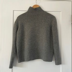 100% CASHMERE Everlane boxy mock neck sweater SIZE S